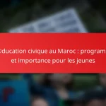 L’éducation civique au Maroc : programmes et importance pour les jeunes
