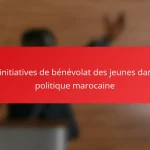 Les initiatives de bénévolat des jeunes dans la politique marocaine