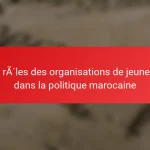 Les rôles des organisations de jeunesse dans la politique marocaine